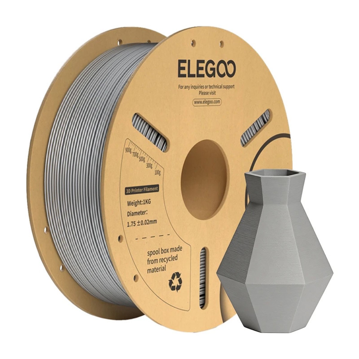 νήμα ELEGOO PLA+ (Star Gray)