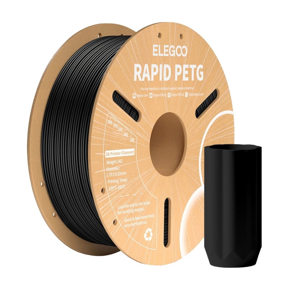ELEGOO Rapid PETG Filament (Μαύρο)