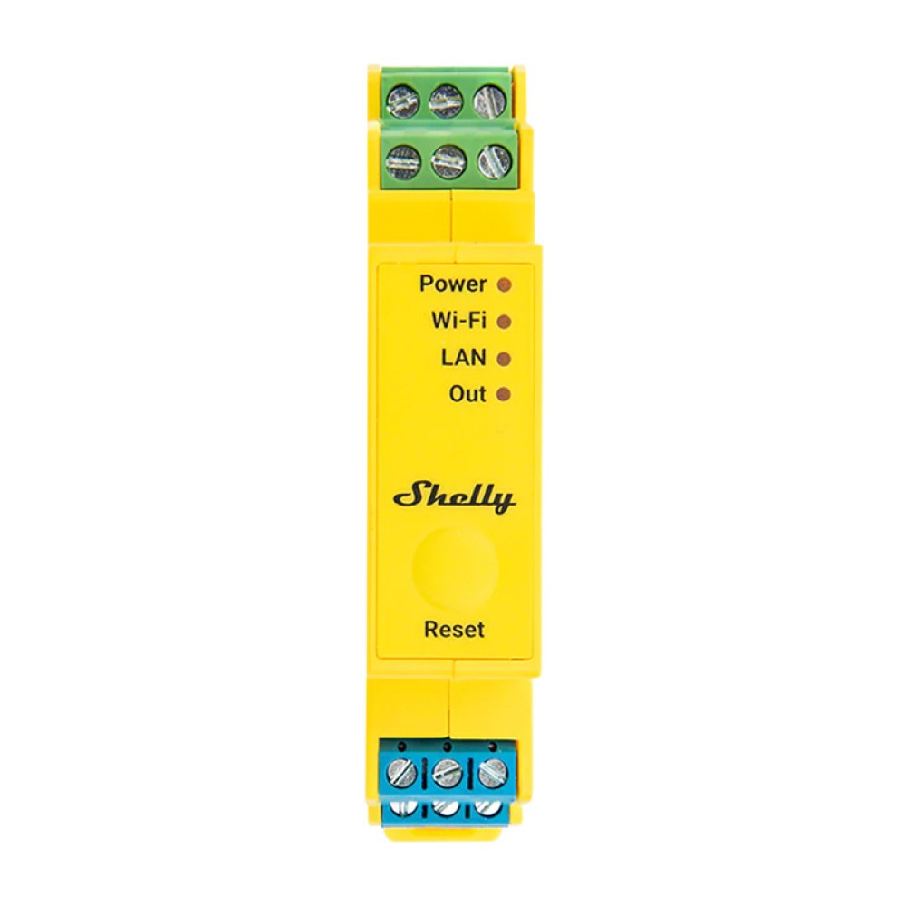Shelly RGBWW Pro WiFi ελεγκτής φωτισμού ράγας DIN 5 καναλιών