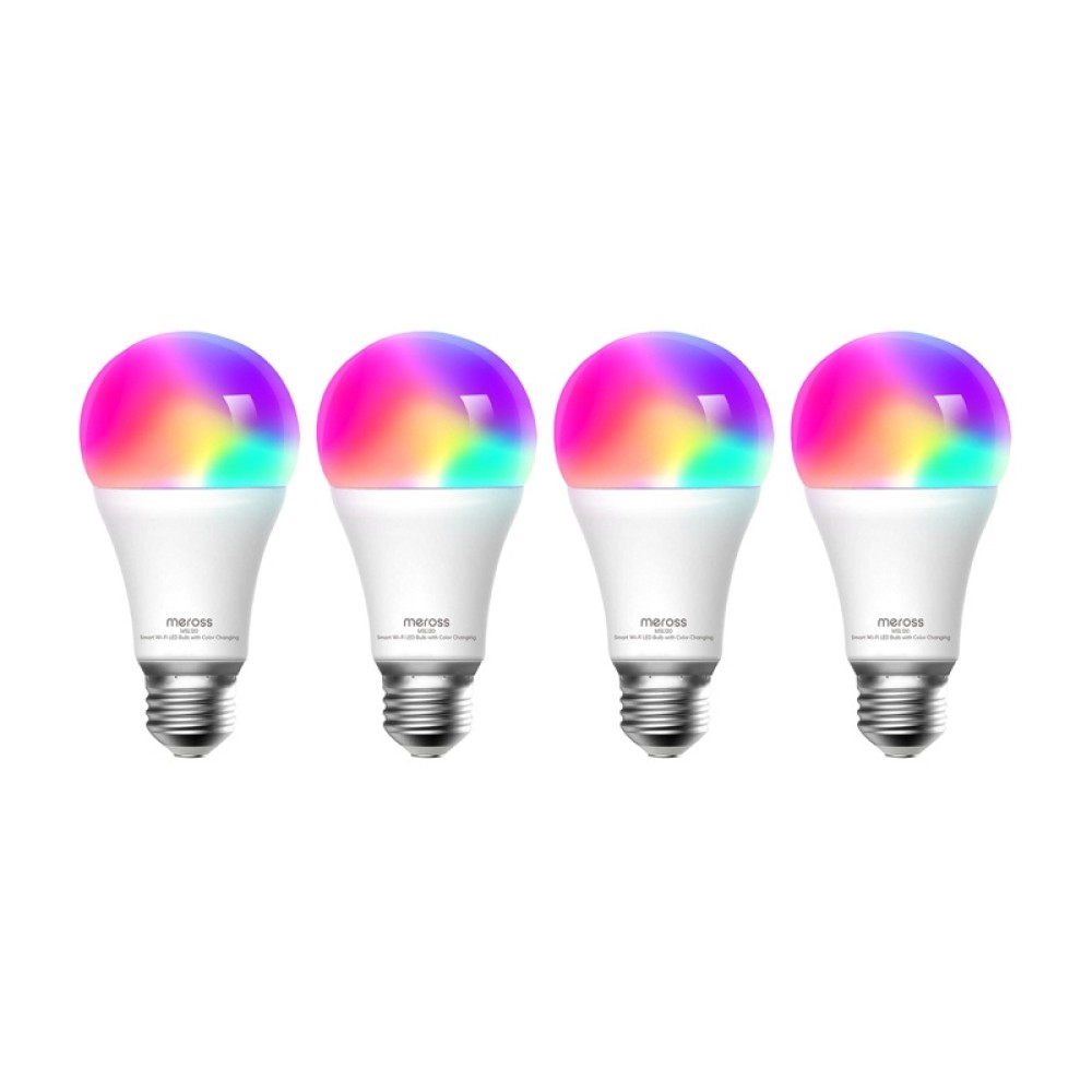 Meross MSL120 WiFi Smart LED Light Bulb (HomeKit) (τετραπλή συσκευασία)