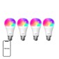 Meross MSL120 WiFi Smart LED Light Bulb (HomeKit) (τετραπλή συσκευασία)