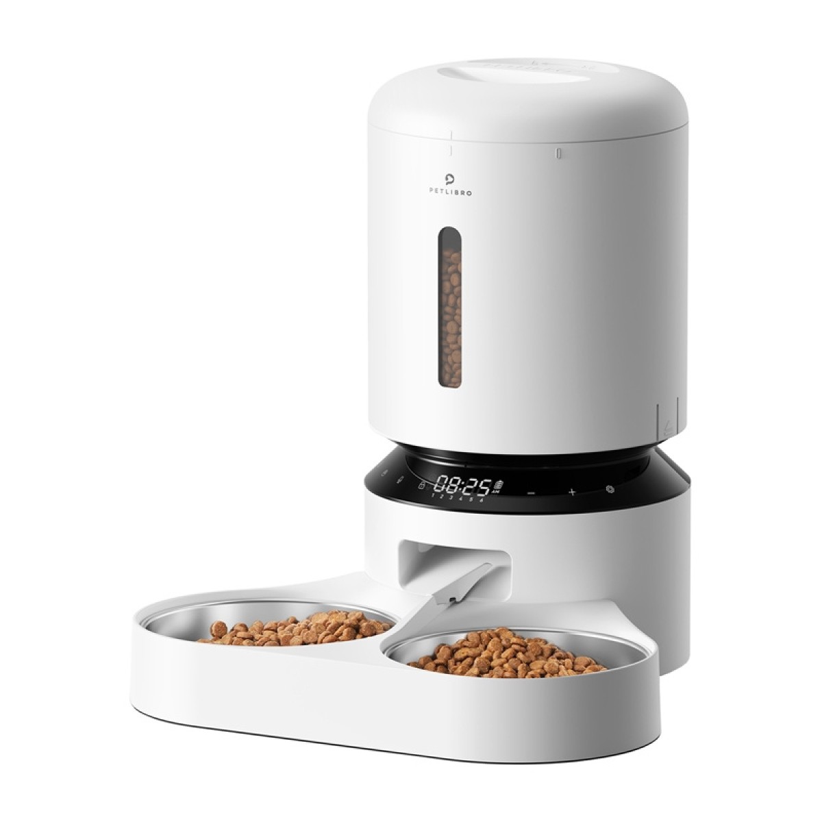 Petlibro Granary διανομέας τροφής με διπλό μπολ 5L (λευκό)
