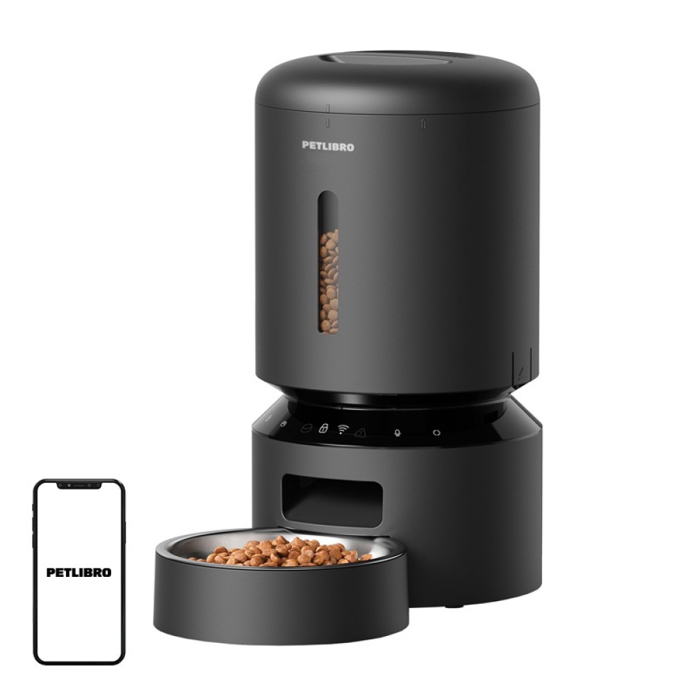 Petlibro Granary διανομέας ζωοτροφών, WiFi, 5L (μαύρο)