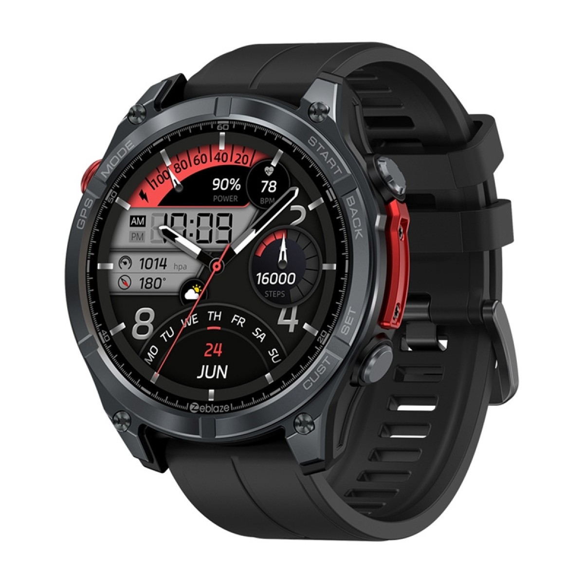 Zeblaze Stratos 4 Smartwatch (Μαύρο)