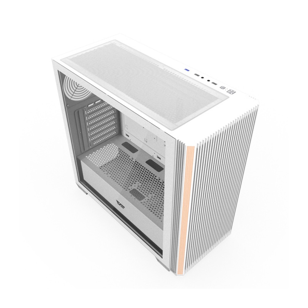 Darkflash DS900WS ATX περίπτωση υπολογιστή χωρίς ανεμιστήρες (Λευκό)