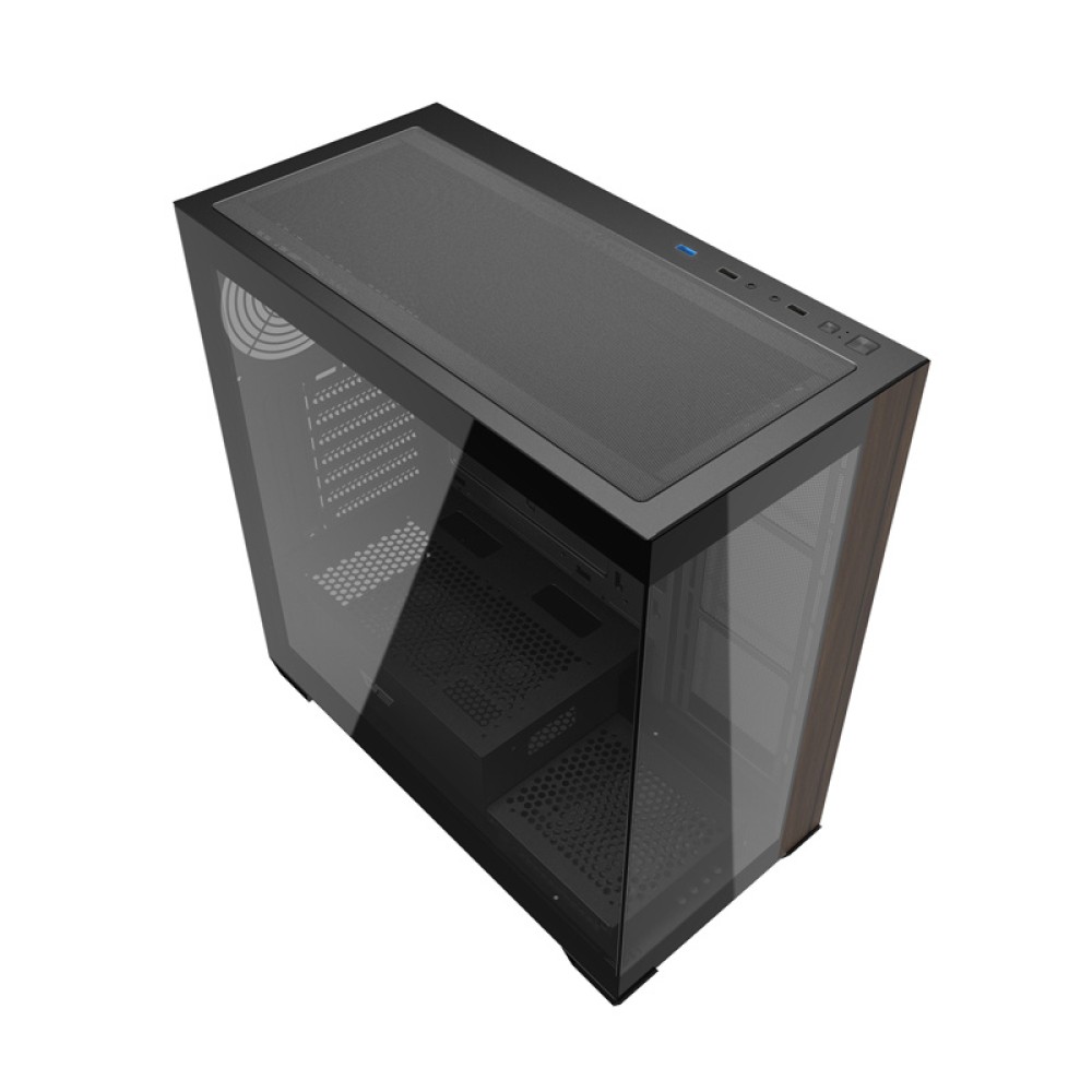 Darkflash DS900W θήκη υπολογιστή χωρίς ανεμιστήρες (Μαύρο)