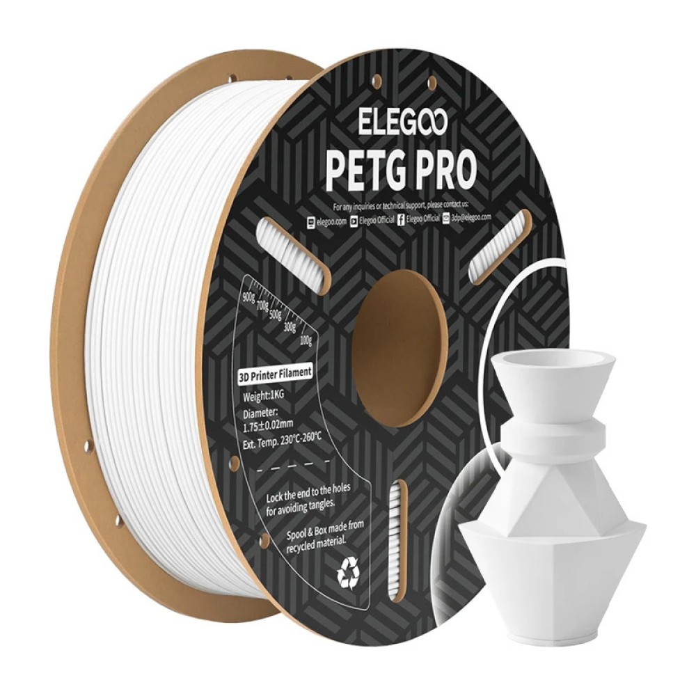 ELEGOO PETG Pro Filament (Λευκό)