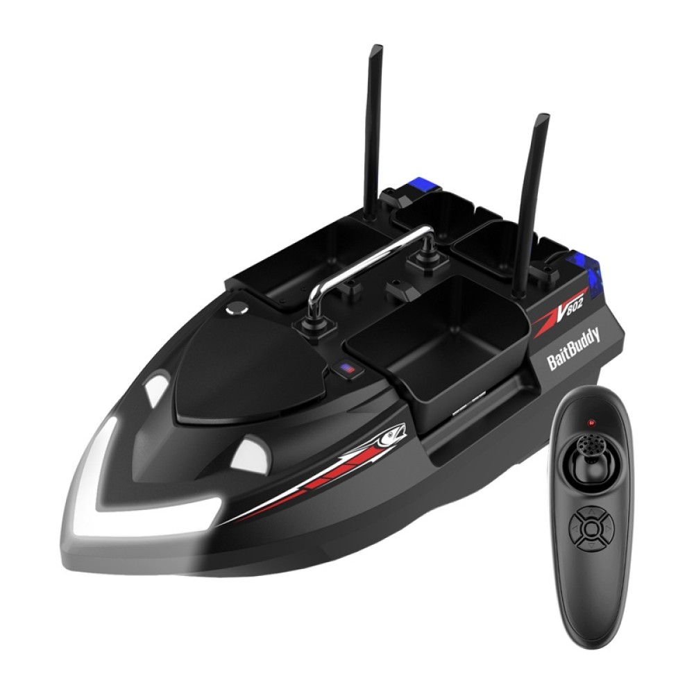 Flytec V802 12000mah βάρκα δόλωμα (μαύρο)