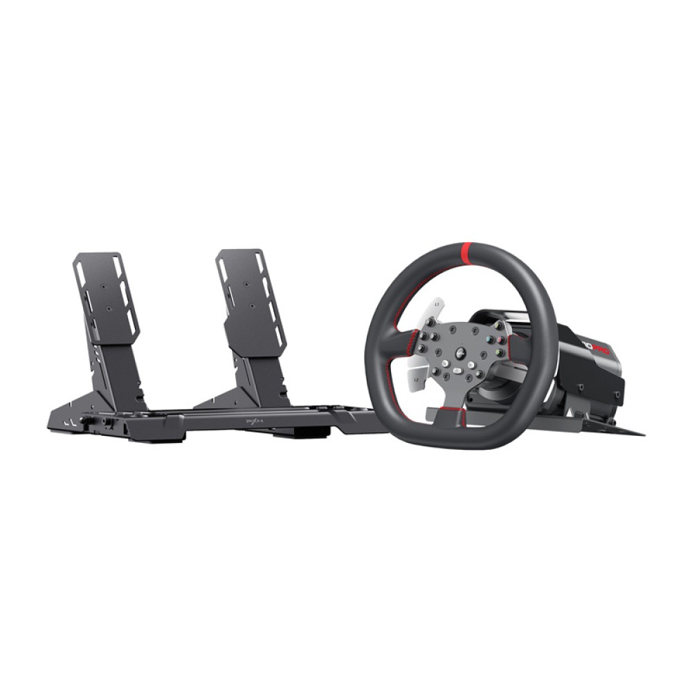 PXN-V10 Ultra gaming set - τιμόνι + πεντάλ + σφιγκτήρες + αξεσουάρ τοποθέτησης (PS4 / Xbox one / PC / Xbox Series X&S)