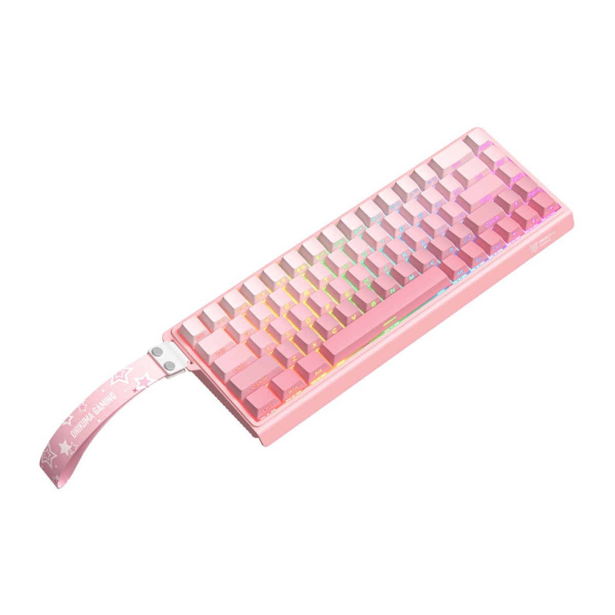 Πληκτρολόγιο ONIKUMA G69 (ροζ) (QWERTY)