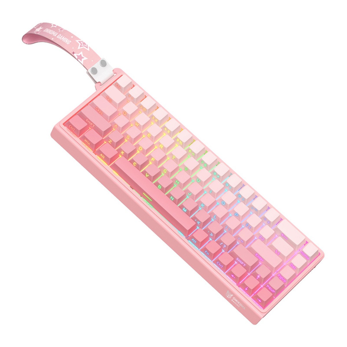 Πληκτρολόγιο ONIKUMA G69 (ροζ) (QWERTY)