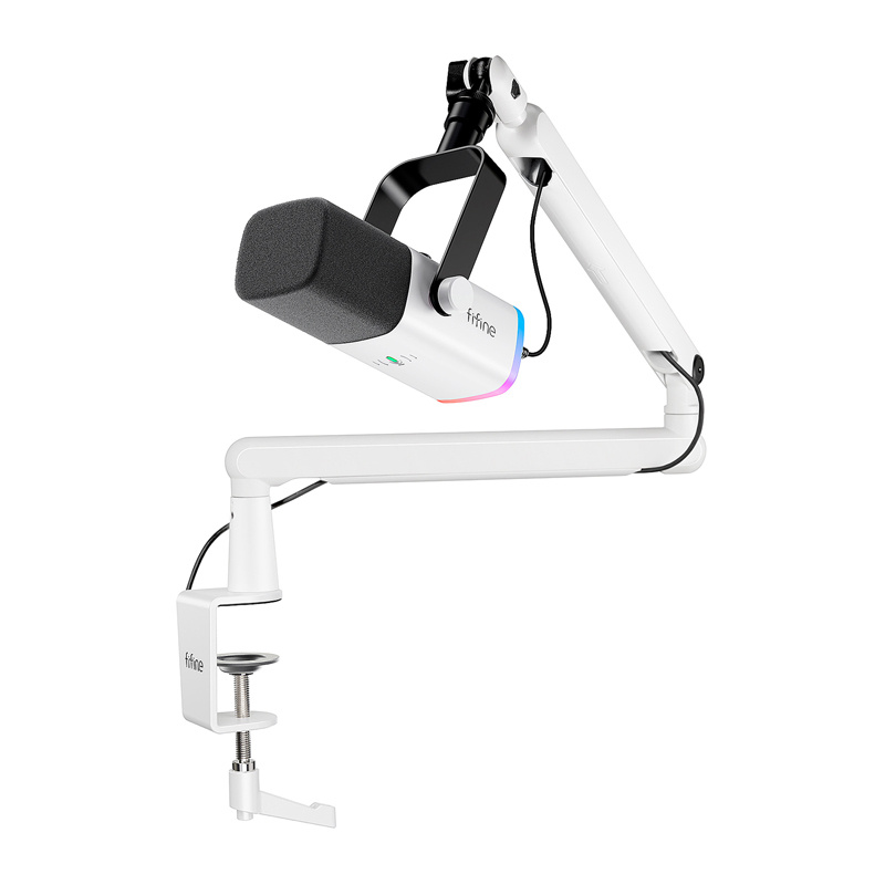 Fifine Dynamic microphone TAM8W (white)
