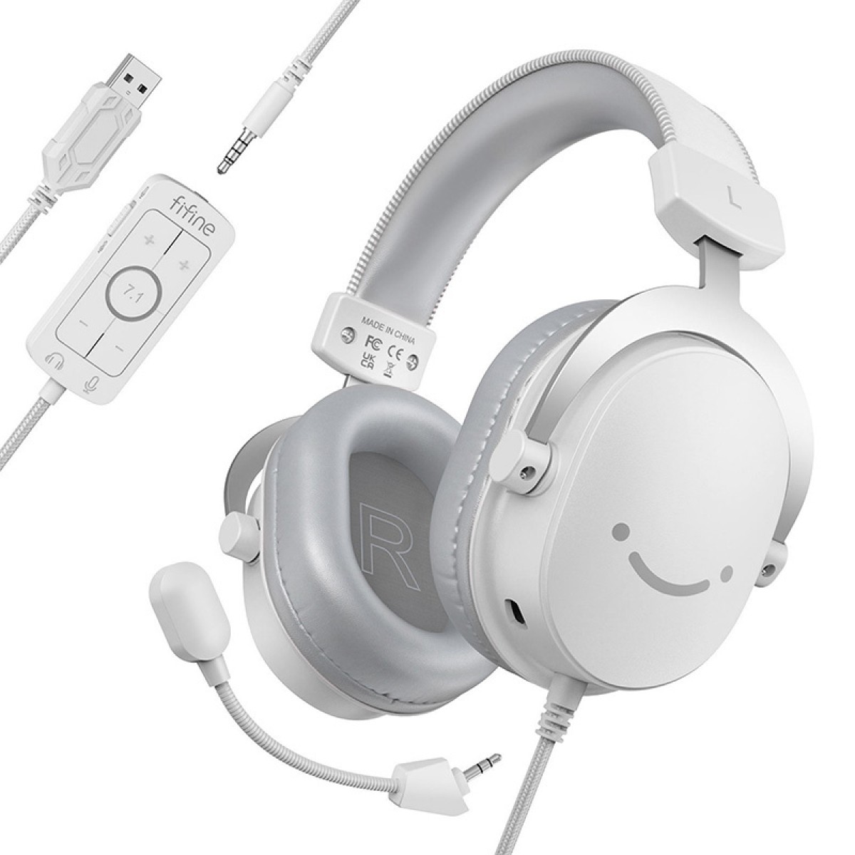 Ακουστικά gaming Fifine H9W (λευκά)