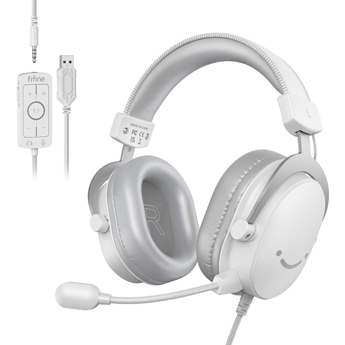 Ακουστικά gaming Fifine H9W (λευκά)