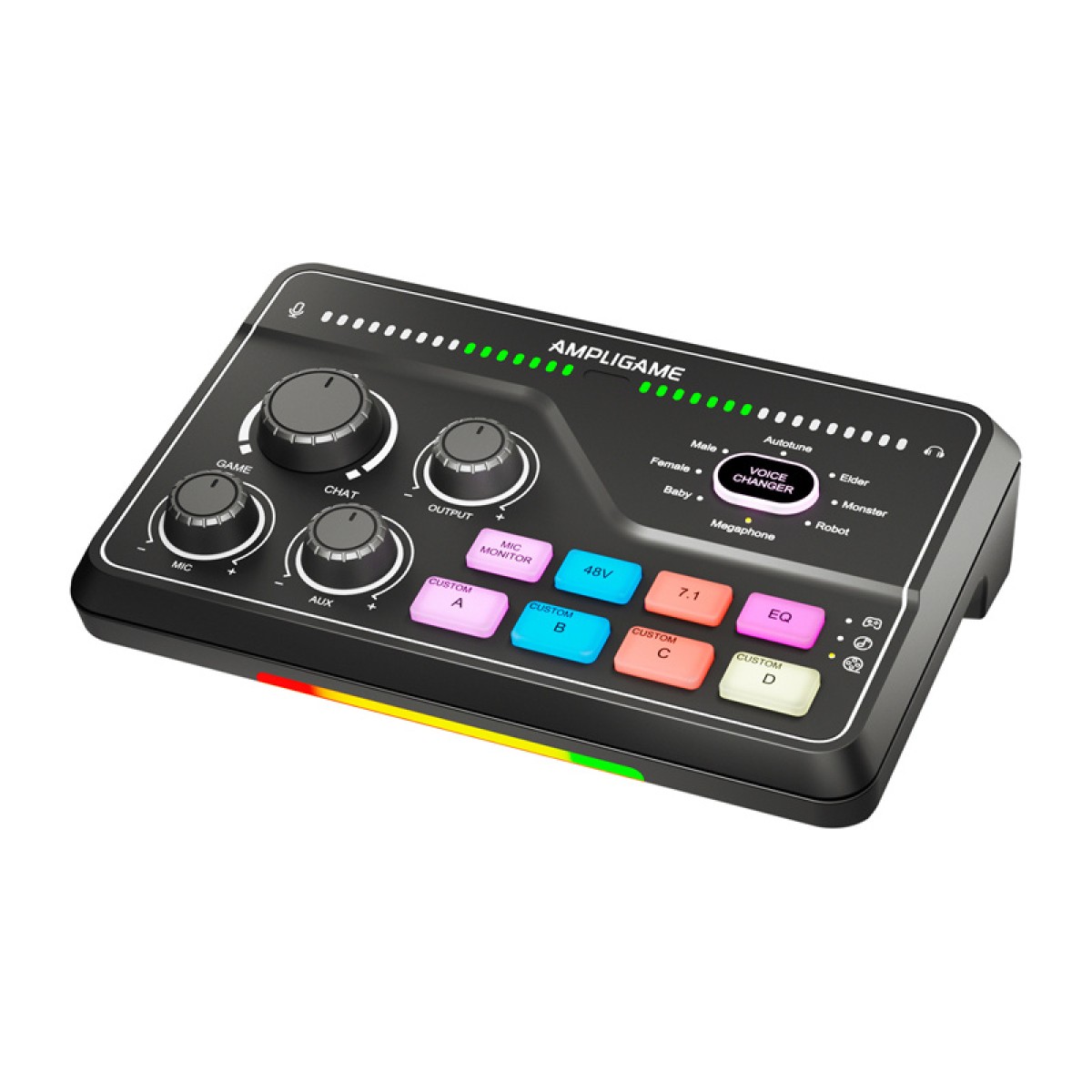 Fifine SC8 RGB gaming mixer (μαύρο)