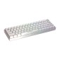Μηχανικό πληκτρολόγιο Fifine GK1W, 65% RGB (λευκό)
