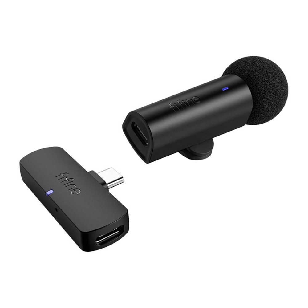 Ασύρματο μικρόφωνο γραβάτας Fifine M6 USB-C (μαύρο)