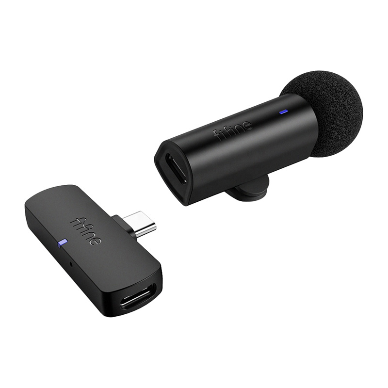 Ασύρματο μικρόφωνο γραβάτας Fifine M6 USB-C (μαύρο)