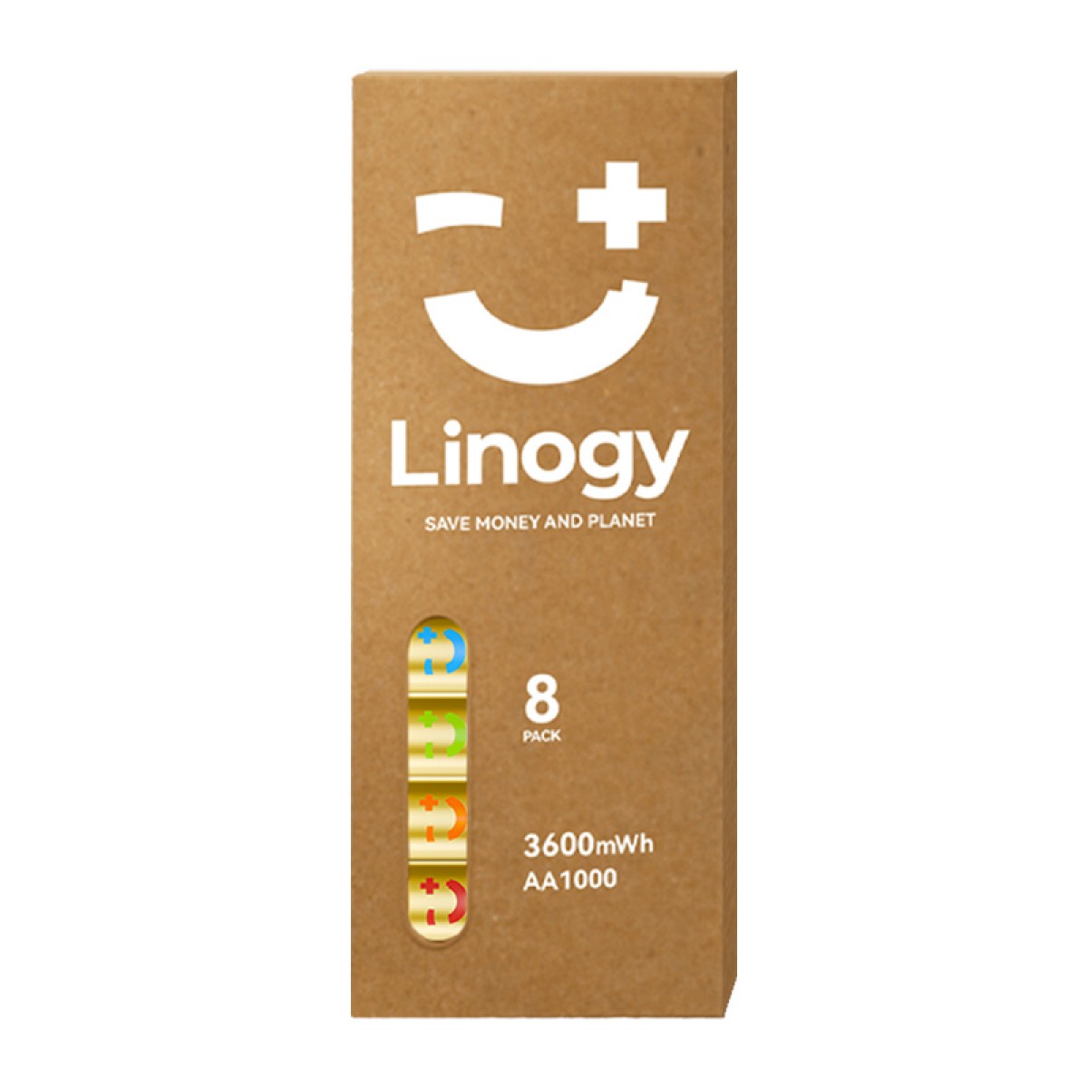 Σετ μπαταριών LINOGY AA Li-ion Pro - σετ 8 τεμαχίων