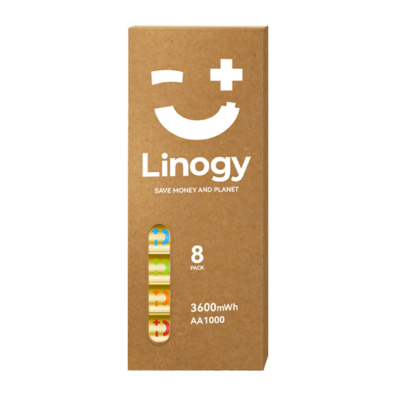 Σετ μπαταριών LINOGY AA Li-ion Pro - σετ 8 τεμαχίων
