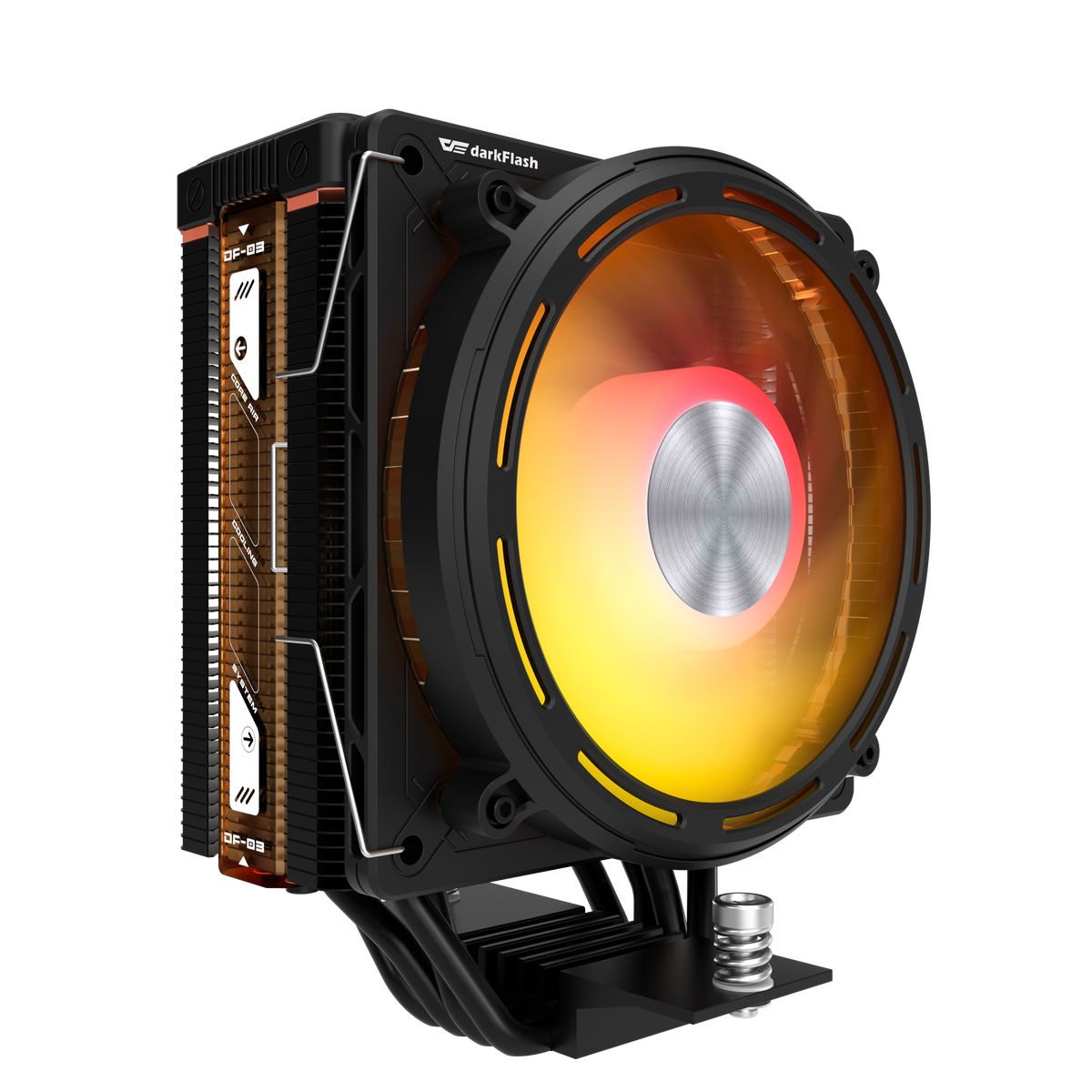 Ενεργή ψύξη για τον επεξεργαστή Darkflash E400 (μαύρο)