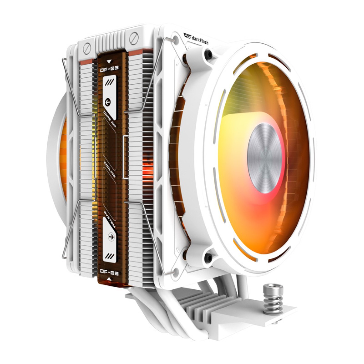 Ενεργή ψύξη για τον επεξεργαστή Darkflash E400 PLUS (λευκό)