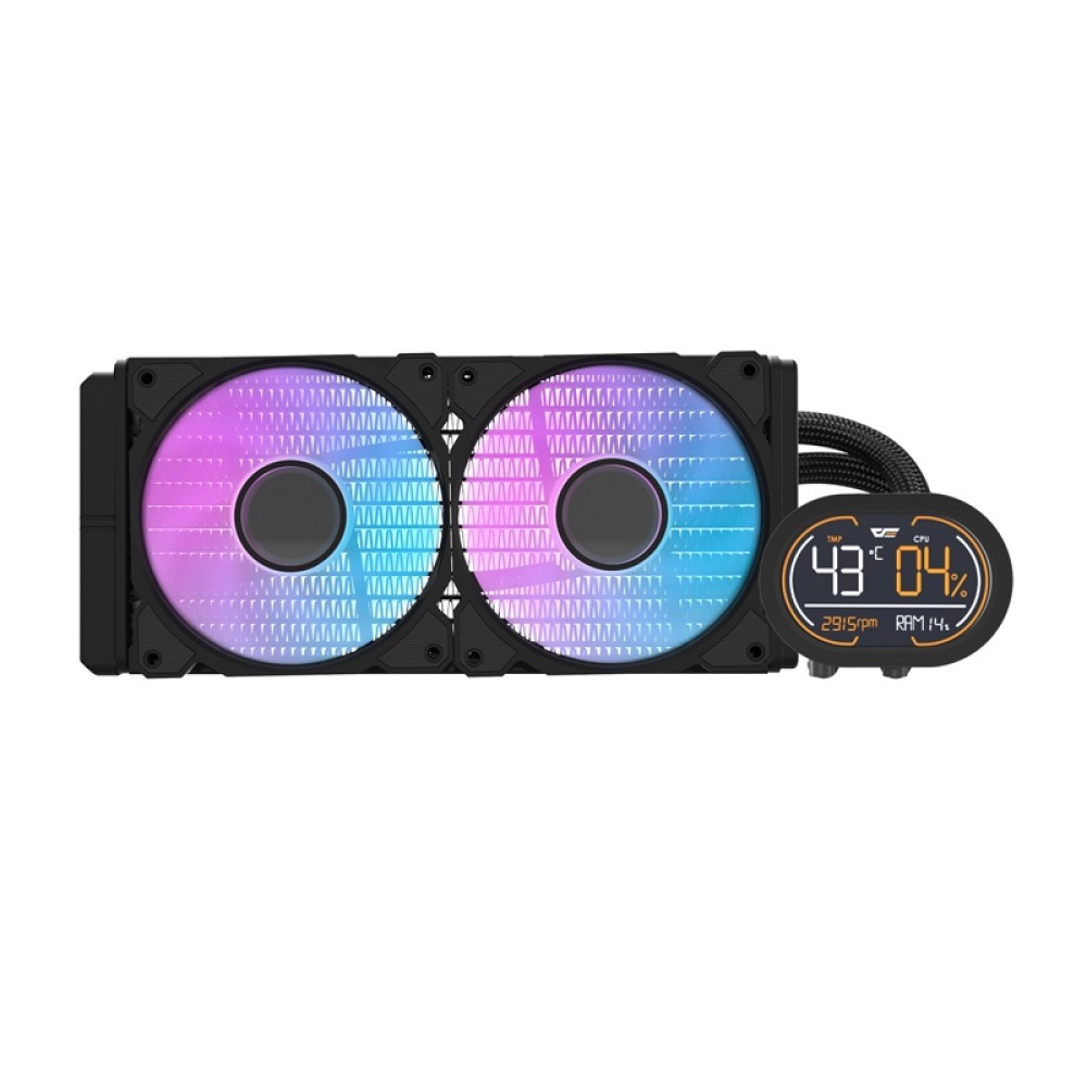 Ψυγείο νερού CPU Darkflash DH240D v2 (μαύρο)