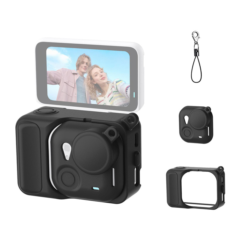 Προστατευτική θήκη σιλικόνης Puluz για το Insta360 Go Ultra (Μαύρο)