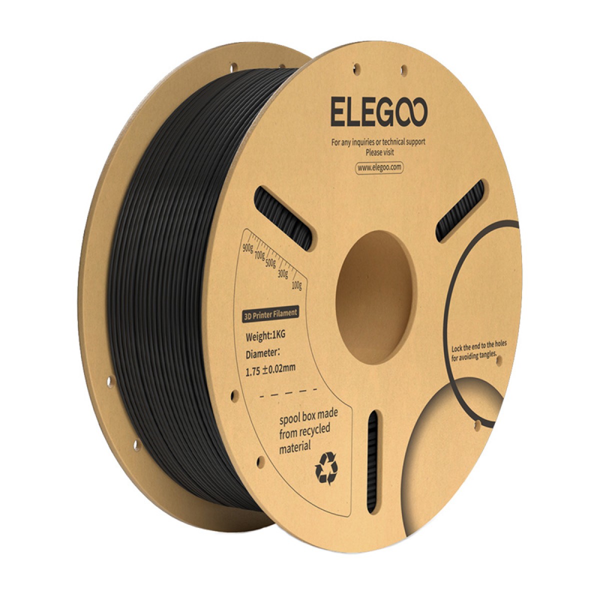 ELEGOO PLA+ Νήμα (Μαύρο)