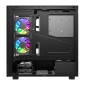 Θήκη υπολογιστή DarkFlash DS950V με οθόνη (μαύρη) + 6 ανεμιστήρες