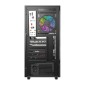 Θήκη υπολογιστή DarkFlash DS950V με οθόνη (μαύρη) + 6 ανεμιστήρες