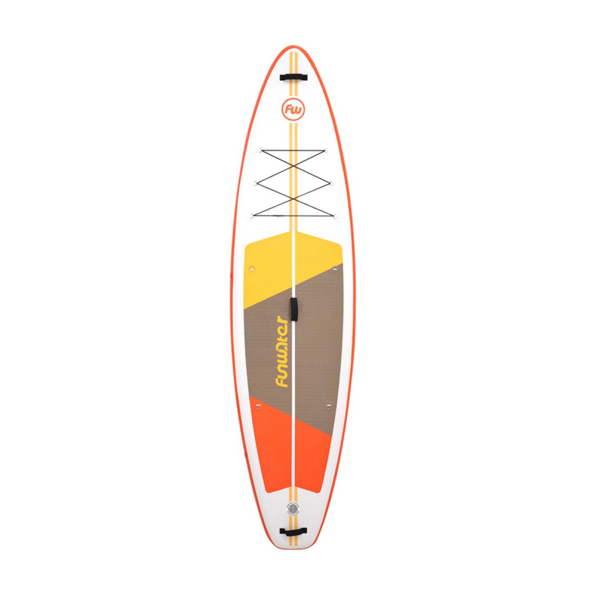 FunWater SUP paddleboard SUPFW69B 3,35m (πορτοκαλί-άσπρη)