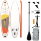 FunWater SUP paddleboard SUPFW69B 3,35m (πορτοκαλί-άσπρη)