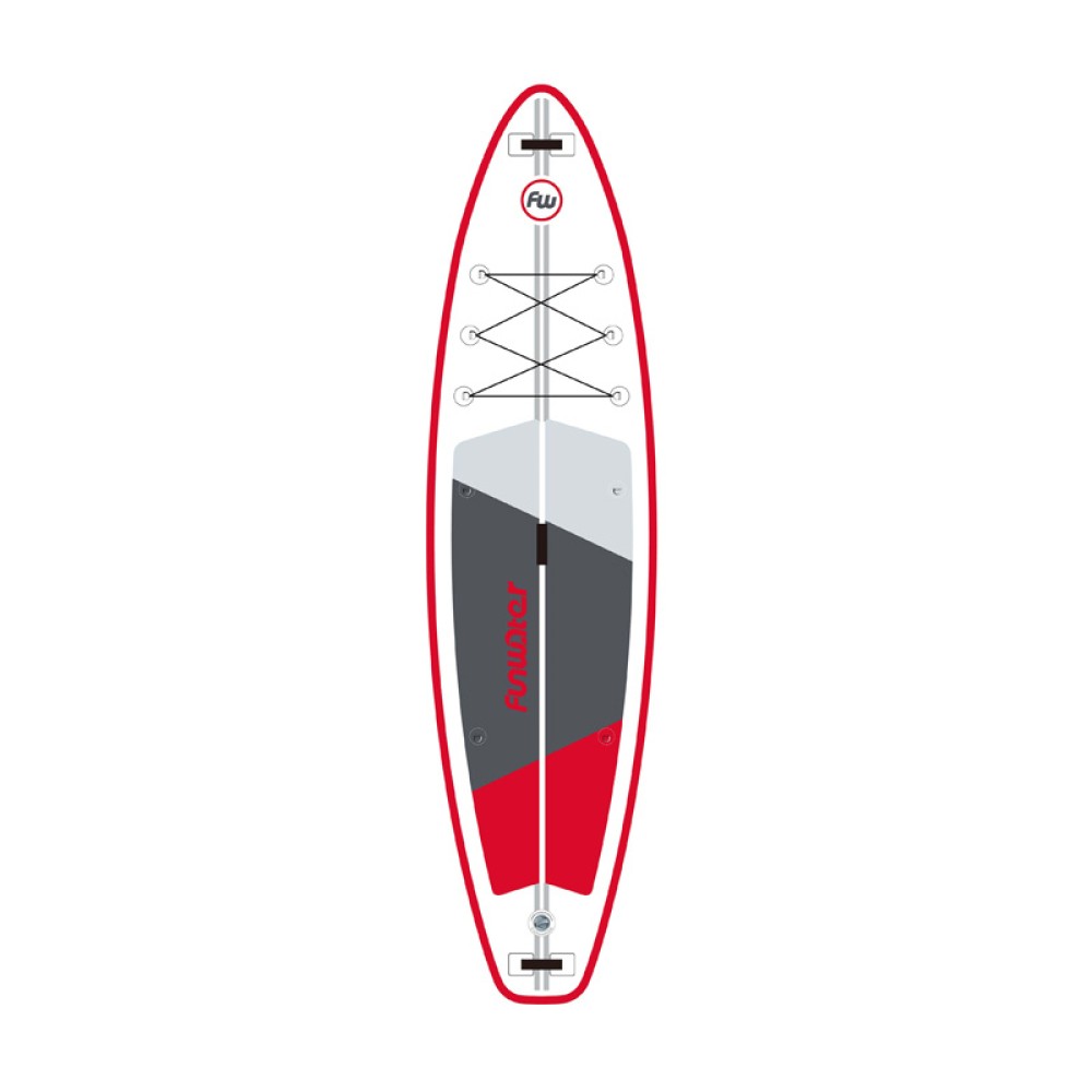 FunWater SUP paddleboard SUPFW69C 3,35m (κόκκινο-άσπρη)