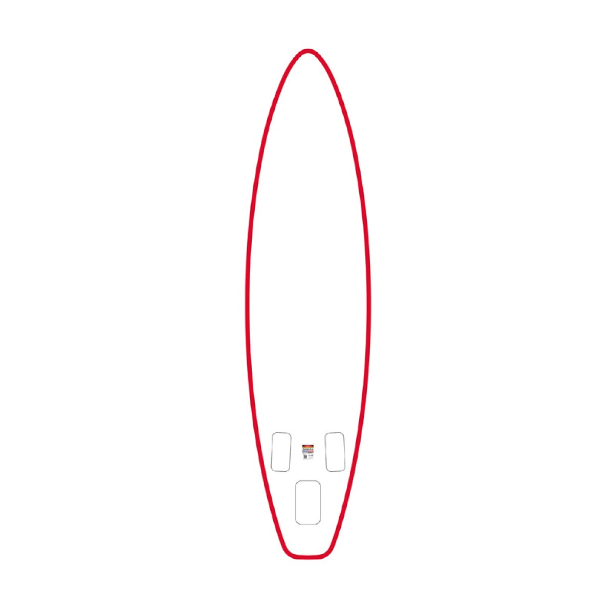 FunWater SUP paddleboard SUPFW69C 3,35m (κόκκινο-άσπρη)