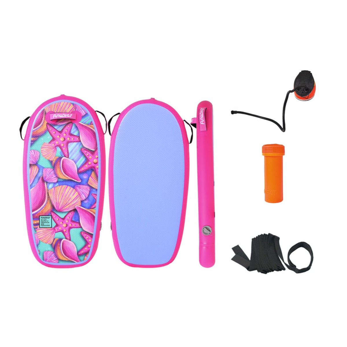 FunWater φουσκωτό bodyboard ESIZ00089 1,1m (ροζ)