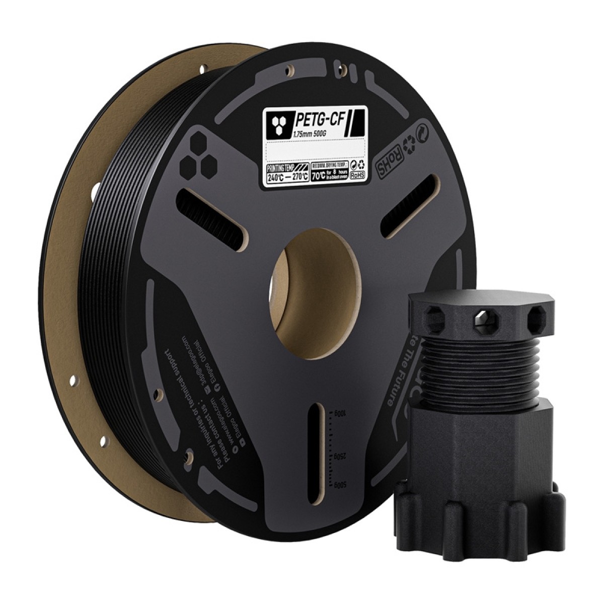 Νήμα ELEGOO PETG-CF (Μαύρο)