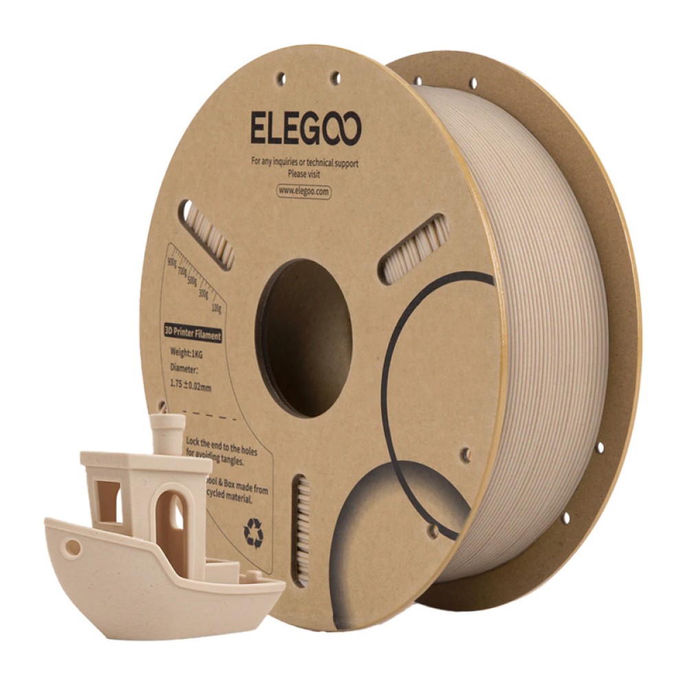 PLA Wood filament (ανοιχτόχρωμη δρυς)