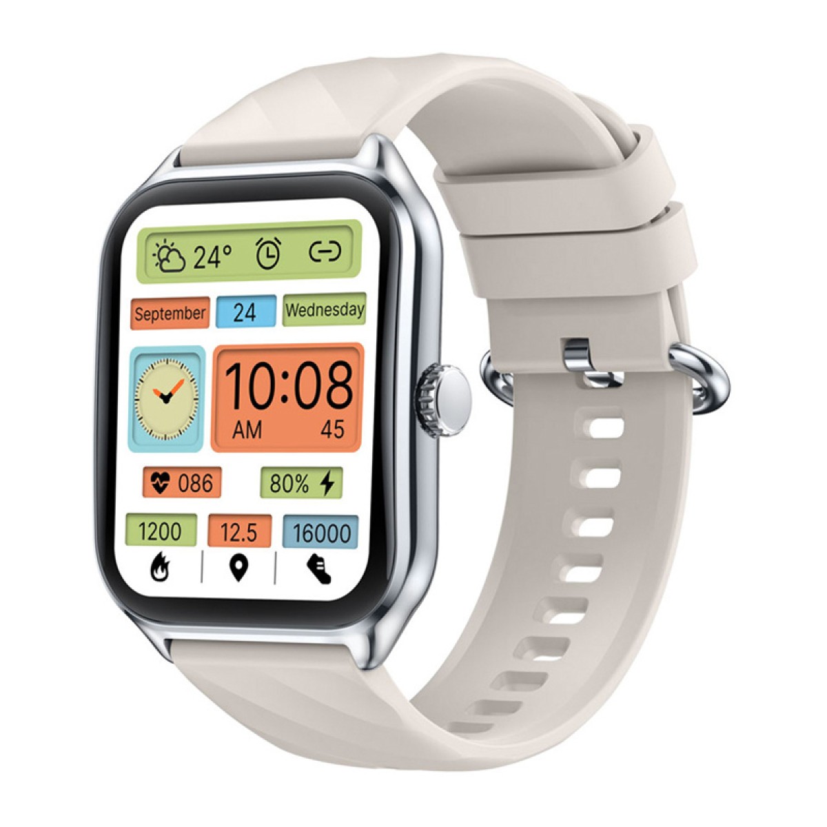 Zeblaze GTS 4 smartwatch (ασημί)