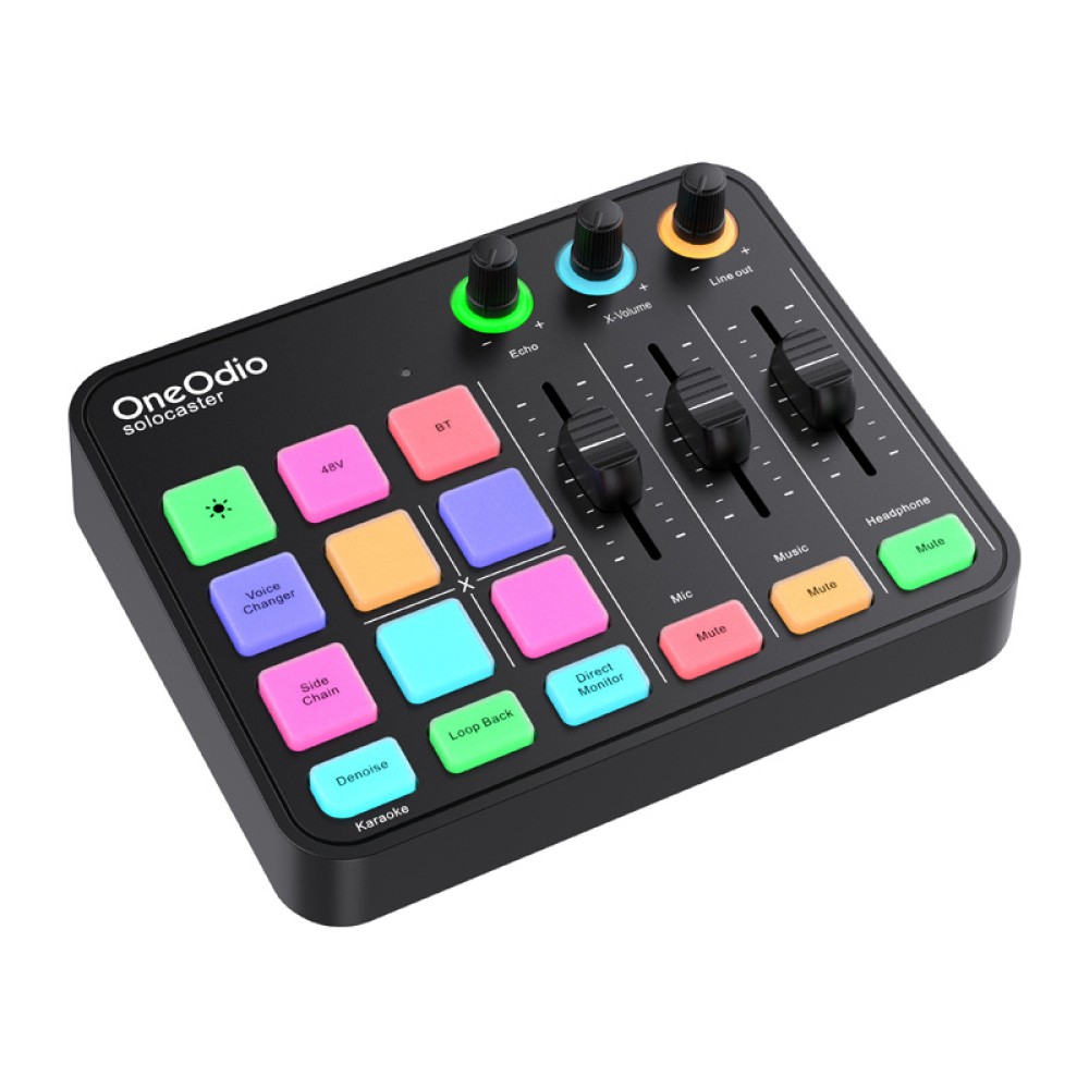 OneOdio Solocaster Audio Mixer και κάρτα ήχου