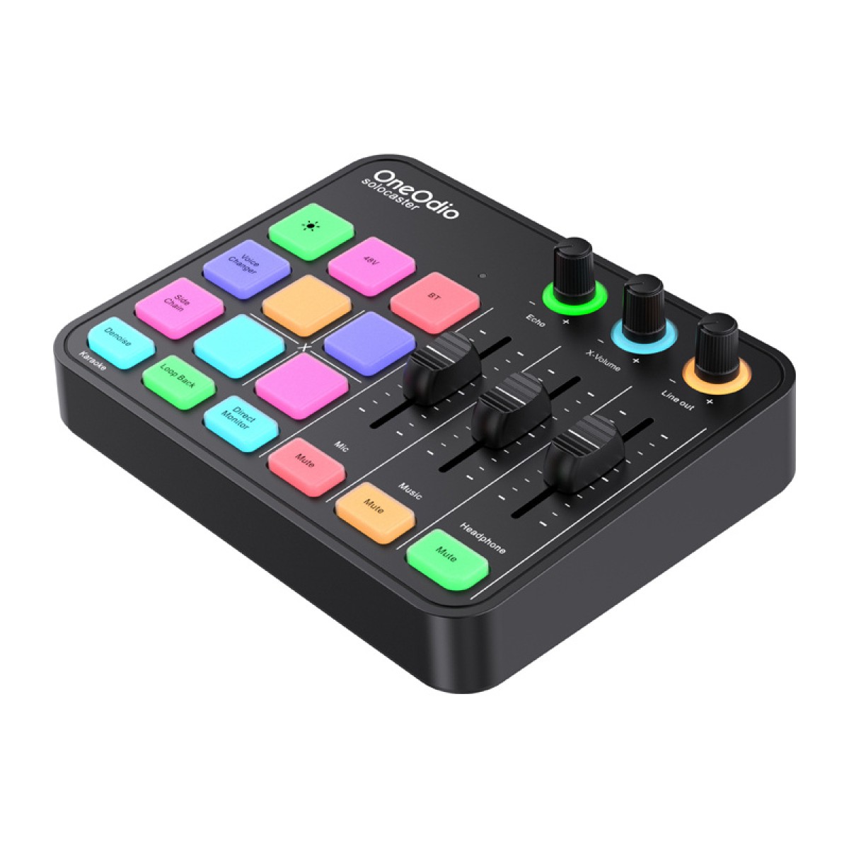 OneOdio Solocaster Audio Mixer και κάρτα ήχου