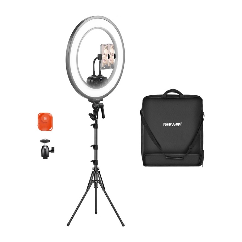 Σετ δακτυλιοειδούς φωτισμού LED Neewer RL45B 45W 18″ εξαιρετικά λεπτού σχεδιασμού