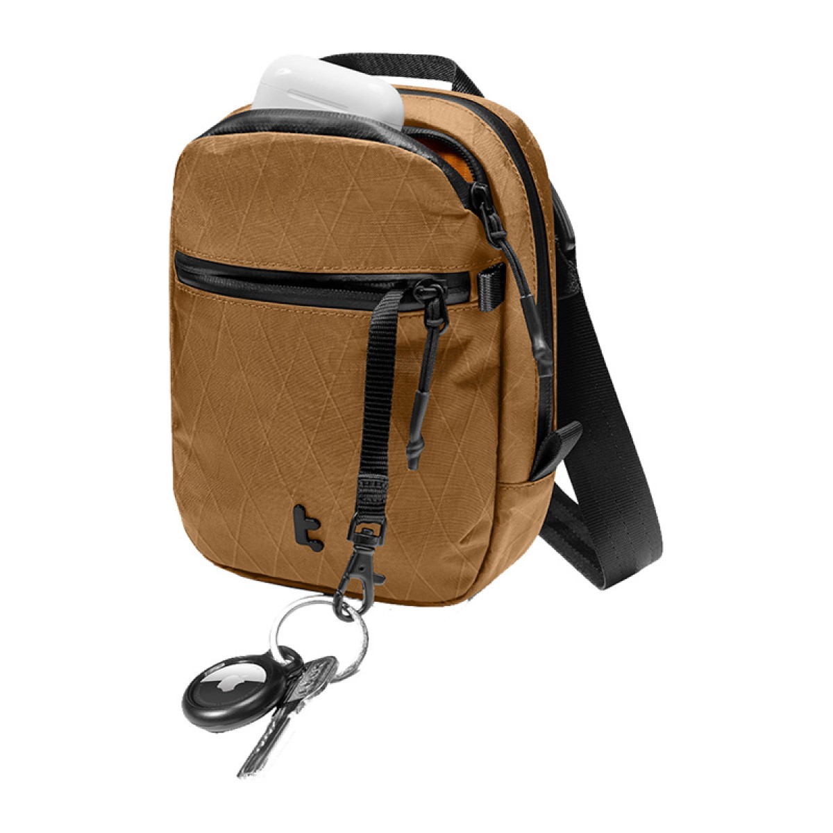 Τσάντα ταξιδίου TOMTOC Aviator-T37 με ιμάντα ώμου X-Pac 1.3L (καφέ)