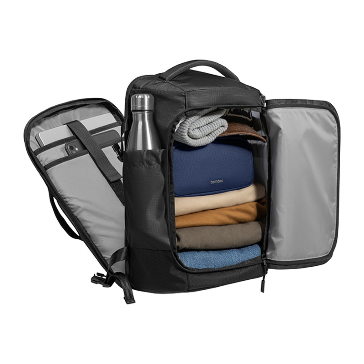 TOMTOC Navigator-T66 Liteway Σακίδιο ταξιδιού 28L/15.6" (Μαύρο)