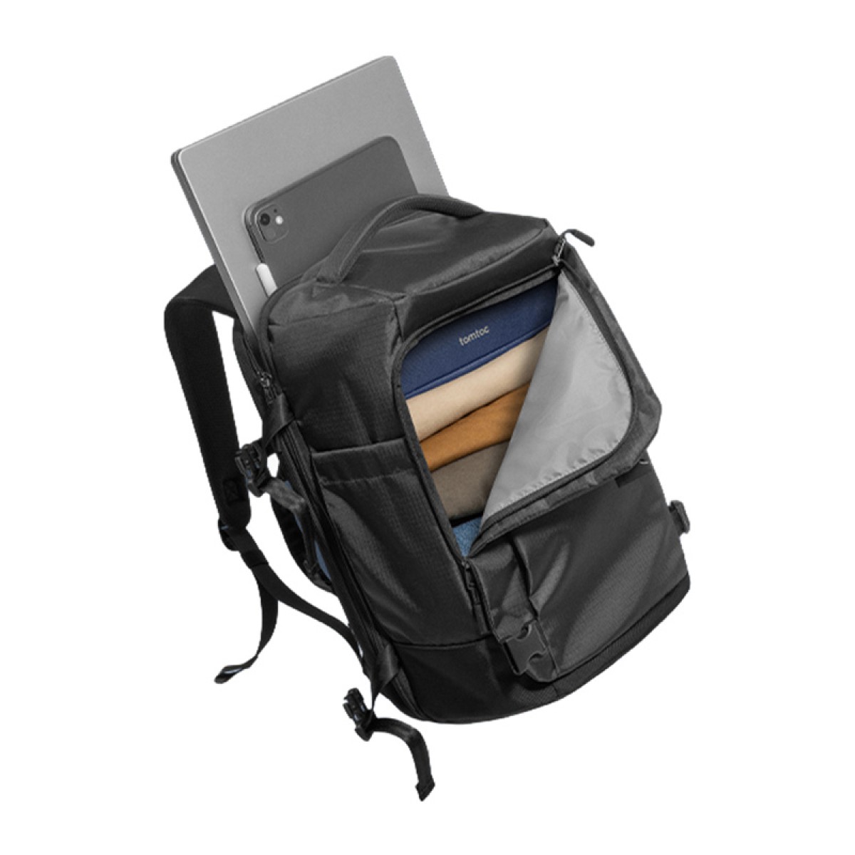 TOMTOC Navigator-T66 Liteway Σακίδιο ταξιδιού 28L/15.6" (Μαύρο)