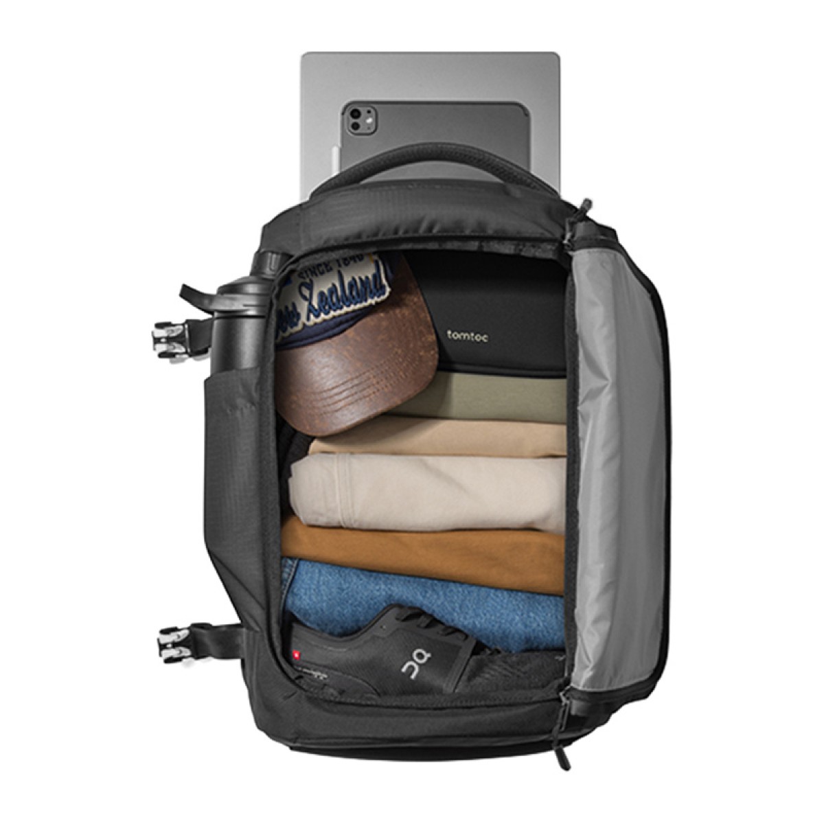 TOMTOC Navigator-T66 Liteway Σακίδιο ταξιδιού 28L/15.6" (Μαύρο)