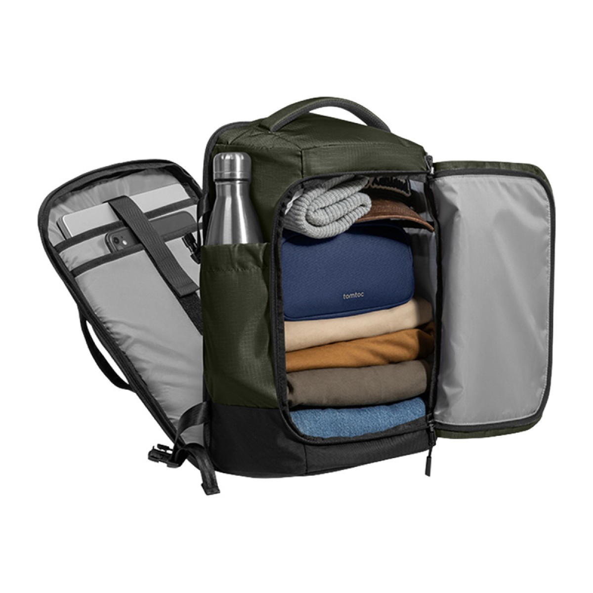 TOMTOC Navigator-T66 Liteway Travel Backpack 15.6"/28L (πράσινο)