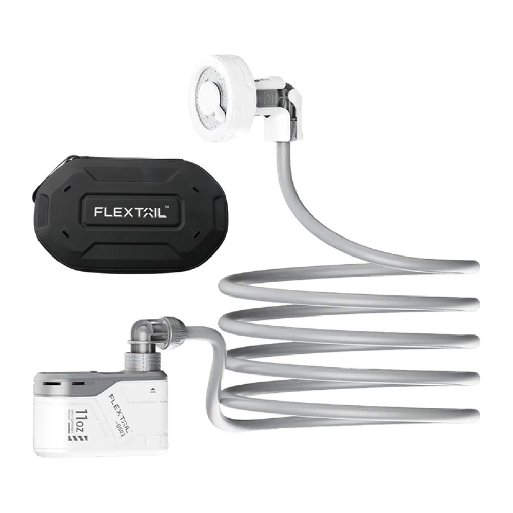 Flextail Max Shower Φορητό ντους με θήκη (Λευκό)