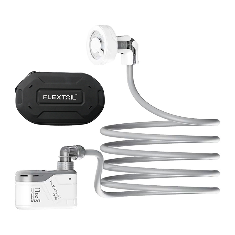 Flextail Max Shower Φορητό ντους με θήκη (Λευκό)