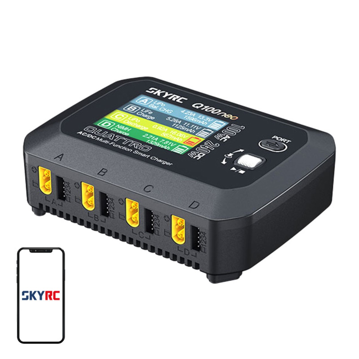 SkyRC Q100neo AC/DC πολυλειτουργικός έξυπνος φορτιστής